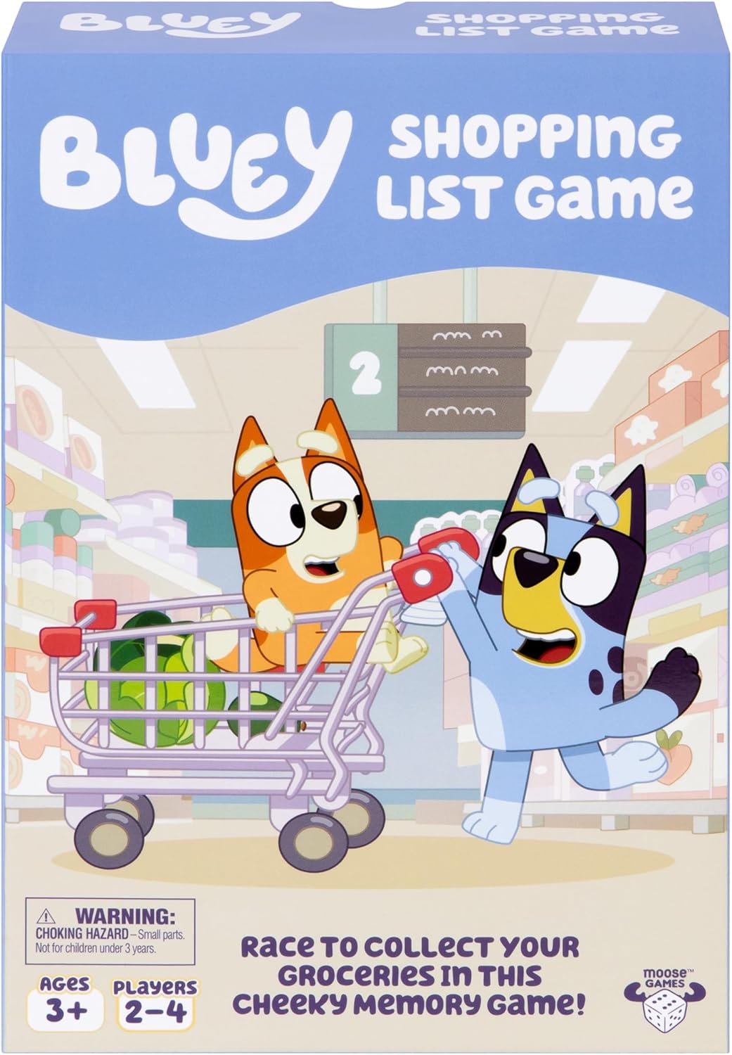 Bluey Shopping List Game