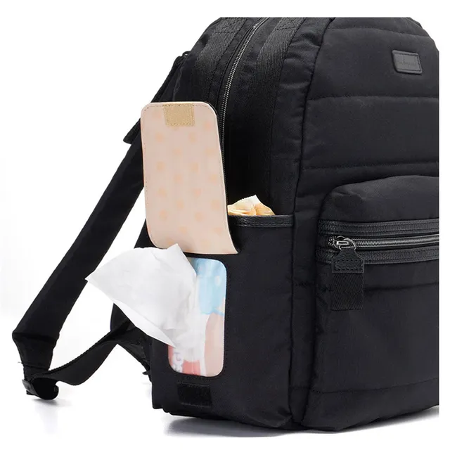 Babymel Lola Eco Quilt Diaper Bag Black Babymel Yallatoys