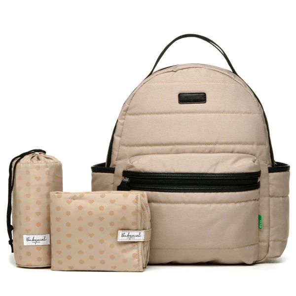 Babymel Diaper Bag Lola Eco Quilt Fawn Babymel Yallatoys