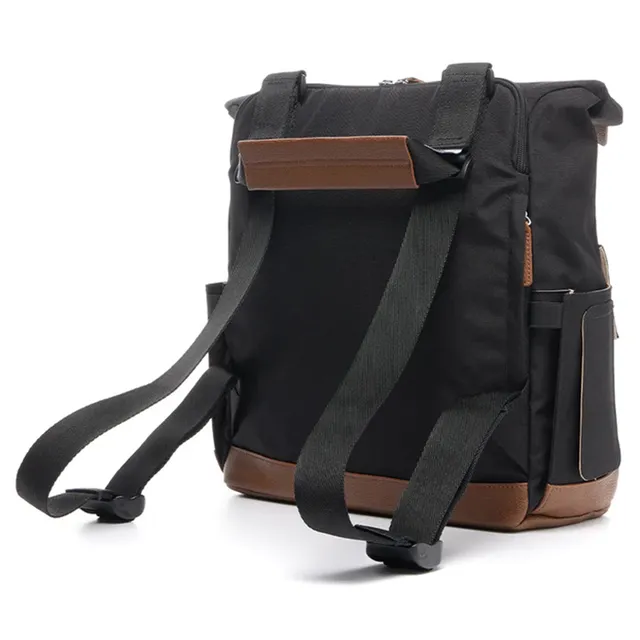 Babymel Quinn Eco Convertible Diaper Bag Black Babymel Yallatoys