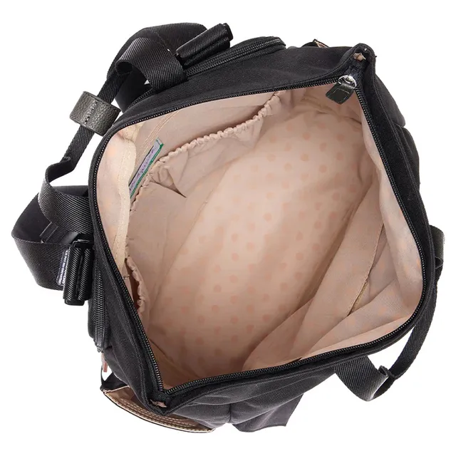 Babymel Quinn Eco Convertible Diaper Bag Black Babymel Yallatoys