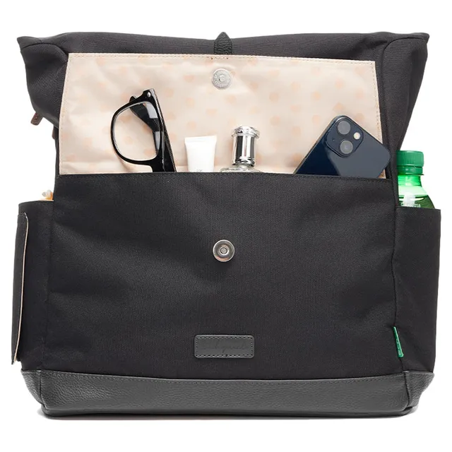 Babymel Quinn Eco Convertible Diaper Bag Black Babymel Yallatoys