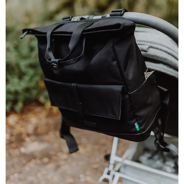 Babymel Quinn Eco Convertible Diaper Bag Black Babymel Yallatoys