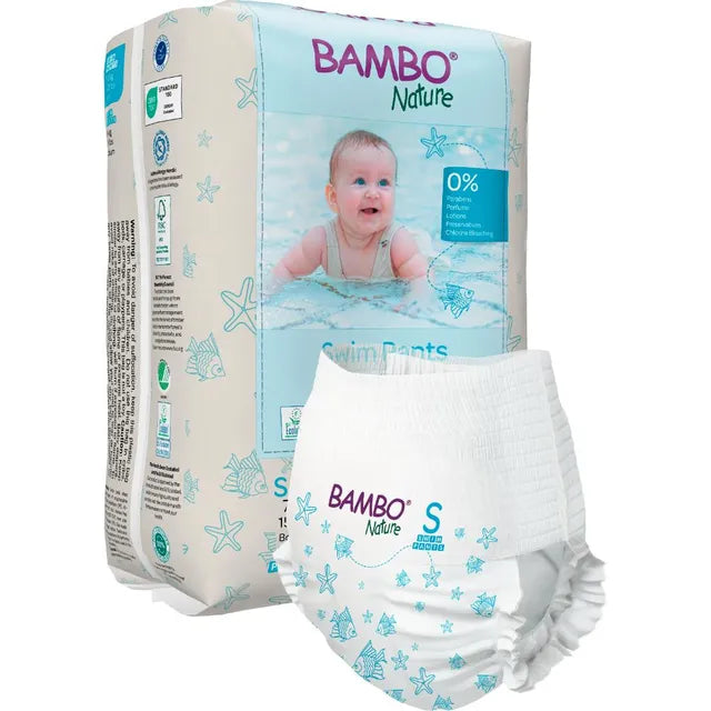 Bambo Nature Swim Pants, Small 7-12 kg 12 Pcs Bambo Nature Yallatoys