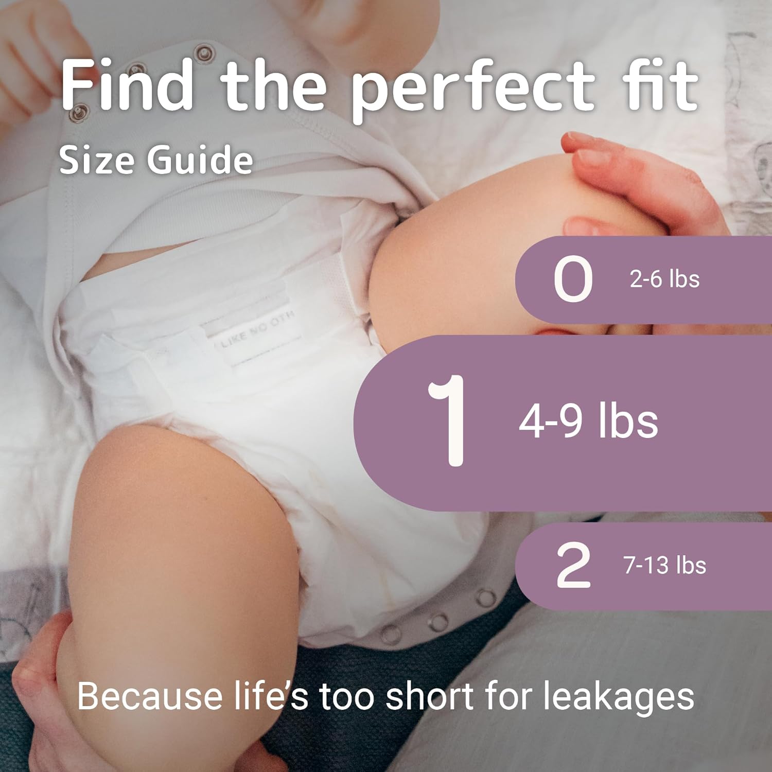 Bambo Nature Eco Friendly Diapers Size 1, 2-4 kg 36Pieces Bambo Nature Yallatoys