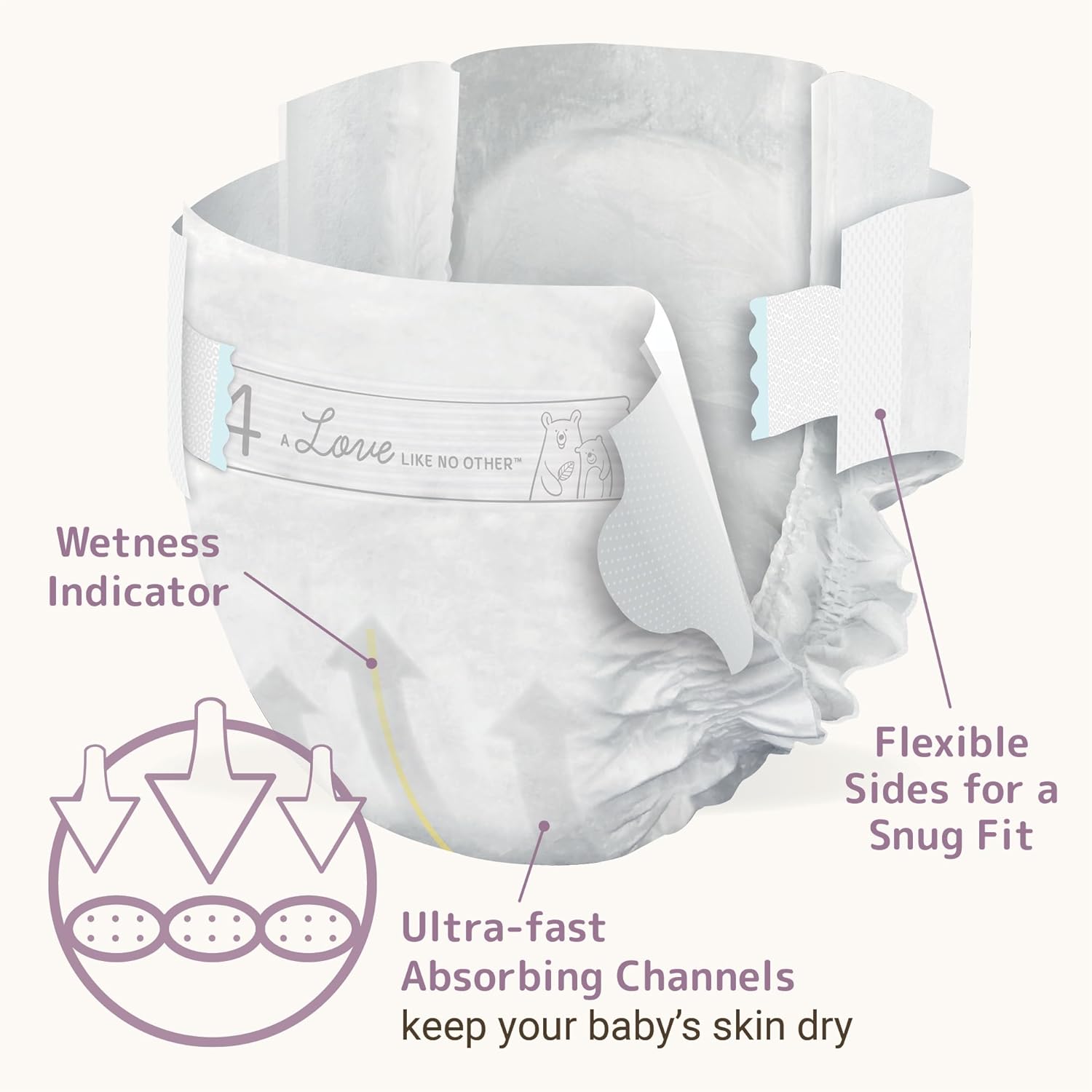 Bambo Nature Eco Friendly Diapers-Size 4, 7-14Kg 27Pieces Bambo Nature Yallatoys