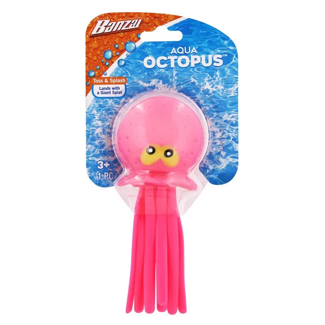 Banzai  Aqua Octopus-Assorted Colors 1Pc
