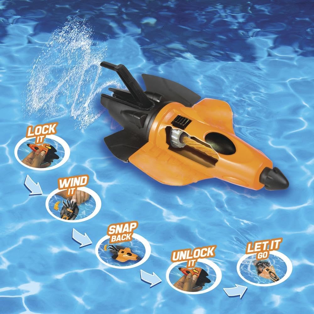 Banzai Turbo Twist Aqua Racers 2Pcs