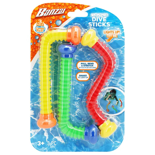 Banzai Flashing Dive Sticks - 3Pcs