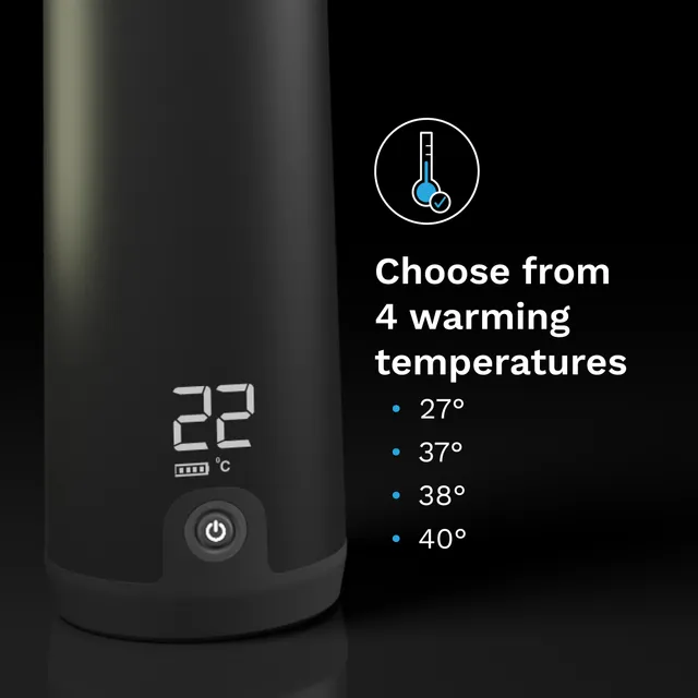 Baby Brezza Superfast Portable Bottle Warmer Black Baby Brezza Yallatoys