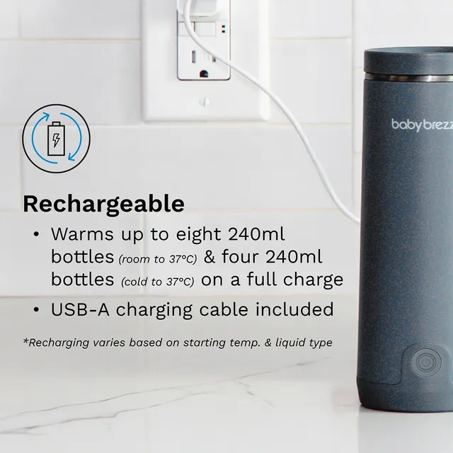 Baby Brezza Superfast Portable Bottle Warmer Black Baby Brezza Yallatoys