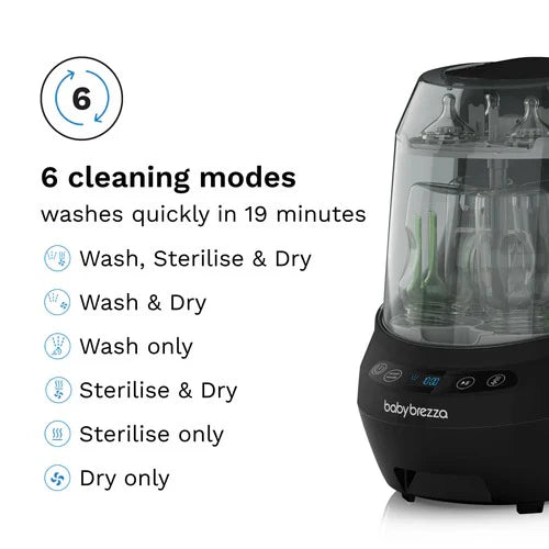 Baby Brezza Bottle Washer Pro Black Baby Brezza Yallatoys