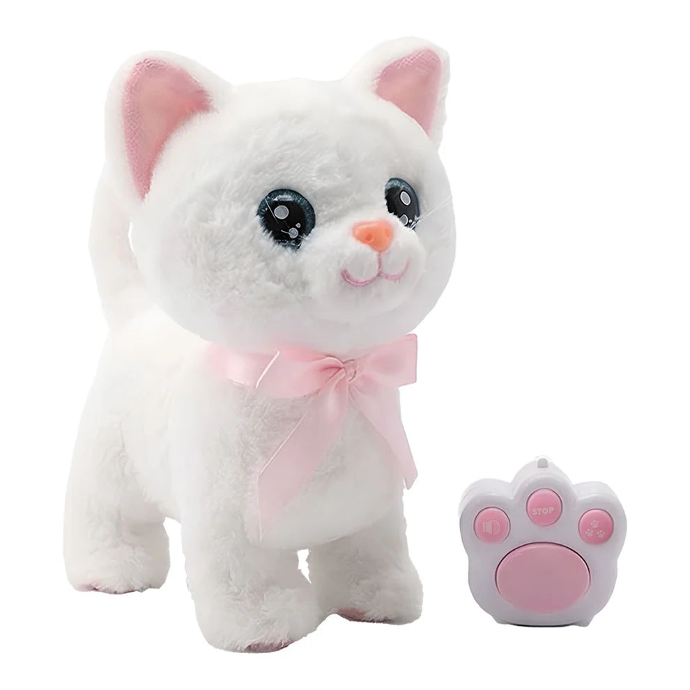 Bitsy Bitty Remote Controlled Interactive Cat White Bitsy Bitty Yallatoys