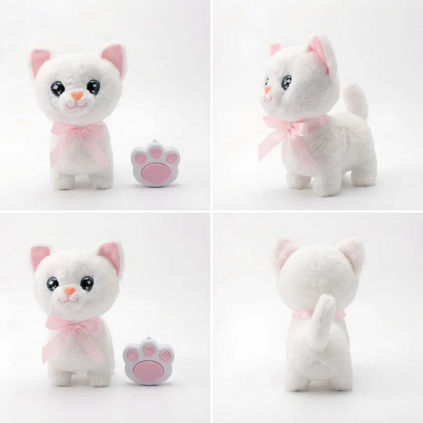 Bitsy Bitty Remote Controlled Interactive Cat White Bitsy Bitty Yallatoys