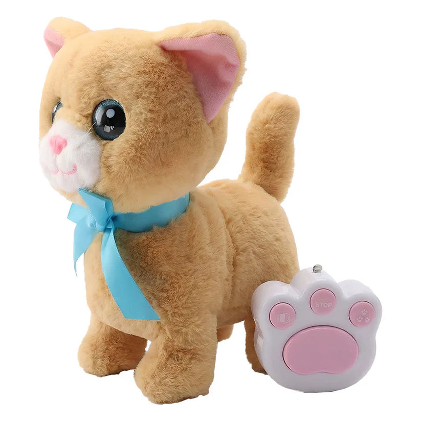 Bitsy Bitty Remote Controlled Interactive Cat Brown Bitsy Bitty Yallatoys