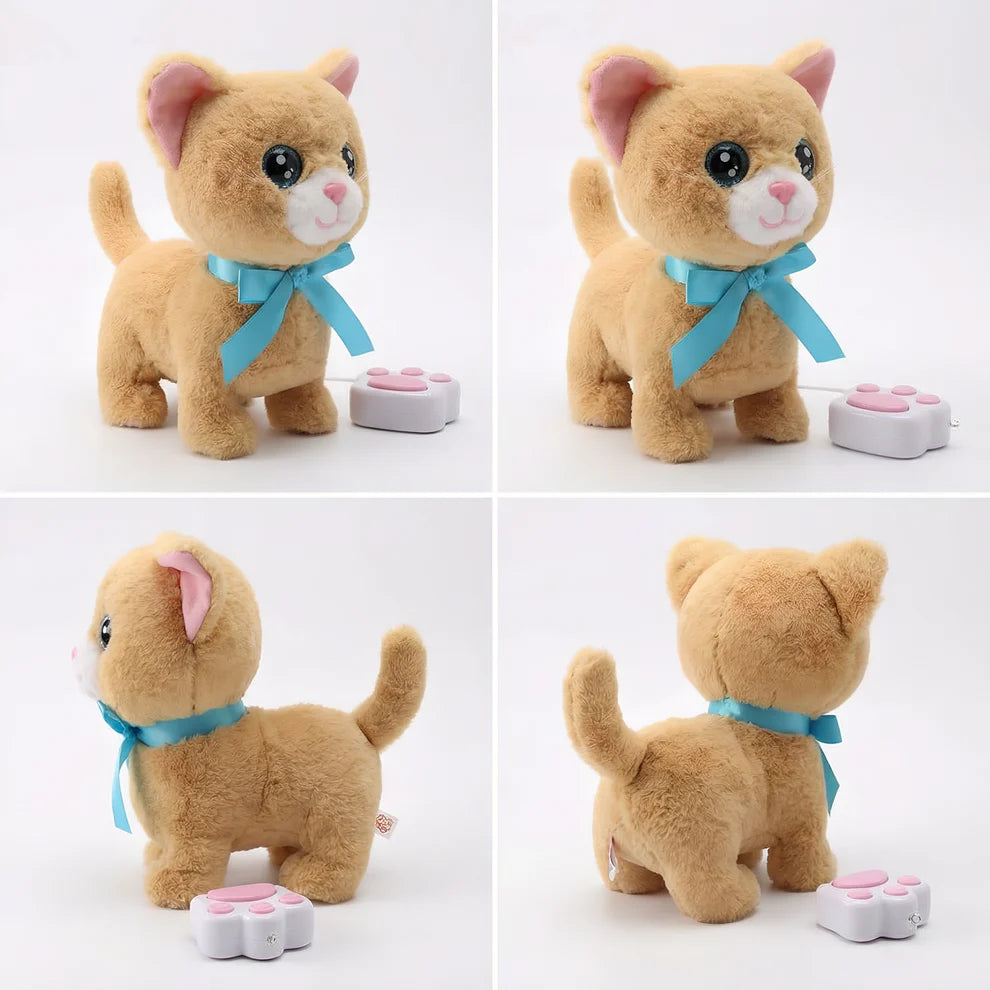 Bitsy Bitty Remote Controlled Interactive Cat Brown Bitsy Bitty Yallatoys