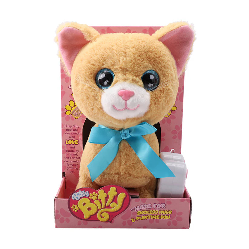 Bitsy Bitty Remote Controlled Interactive Cat Brown Bitsy Bitty Yallatoys