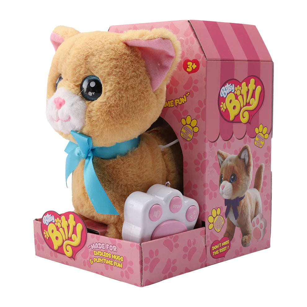Bitsy Bitty Remote Controlled Interactive Cat Brown Bitsy Bitty Yallatoys