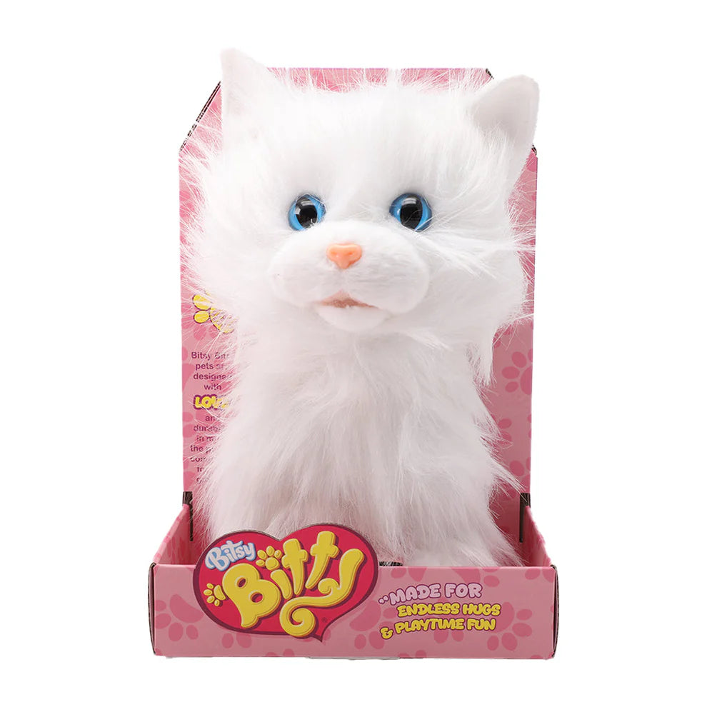 Bitsy Bitty Interactive Cat White Bitsy Bitty Yallatoys