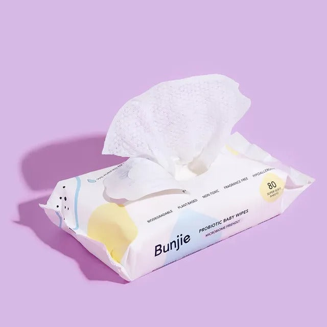 Bunjie Baby Wipes Single 80pcs Bunjie Yallatoys