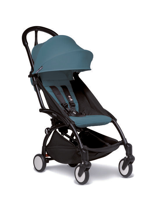 Babyzen YOYO² Stroller Black Frame with Color Pack 6m+ Aqua BABYZEN Yallatoys