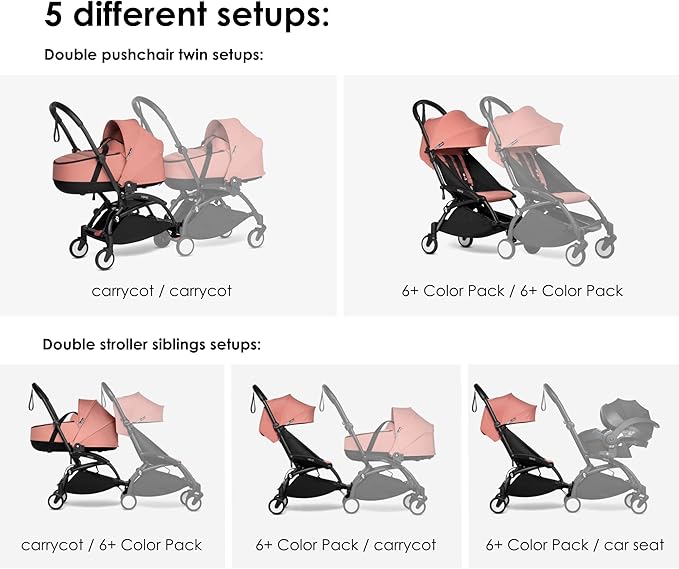 Babyzen Yoyo Connect Frame Black BABYZEN Yallatoys