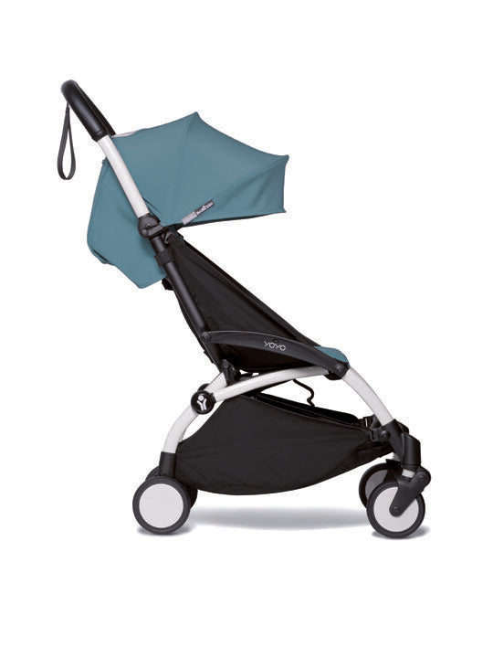 Babyzen YOYO² Stroller White Frame with Color Pack 6m+ Aqua BABYZEN Yallatoys