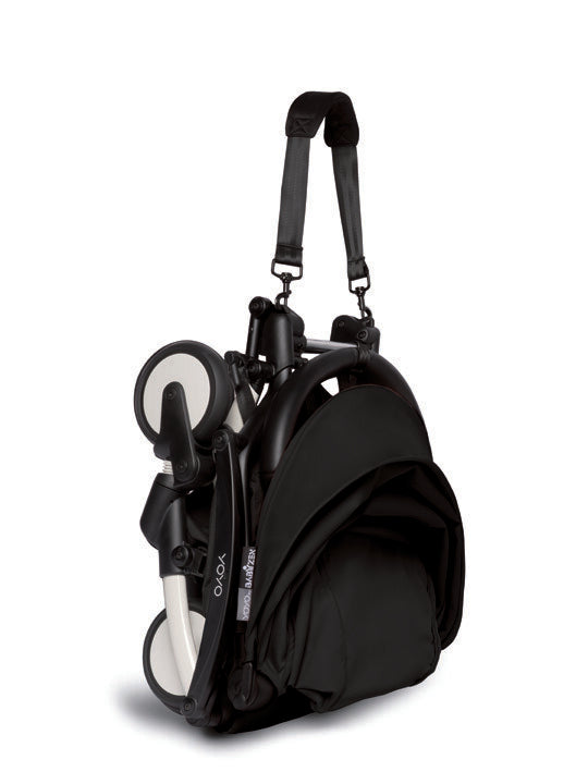Babyzen YOYO² Stroller White Frame with Color Pack 6m+ Black BABYZEN Yallatoys