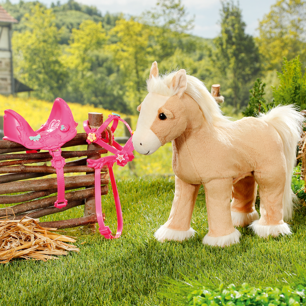 Baby Born Horse With Saddle