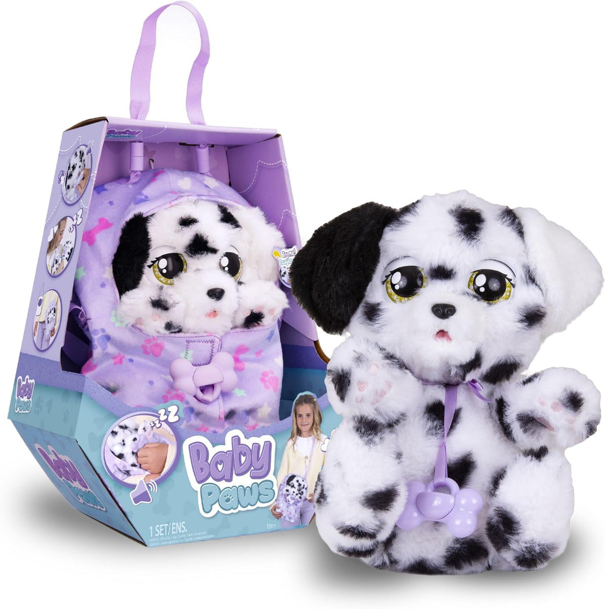 Baby Paws Dalmatian Front View