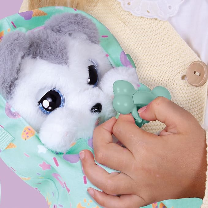Baby Paws Husky With Pacifier