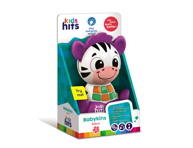 Babykins Zebra Musical Sound Toy Figure