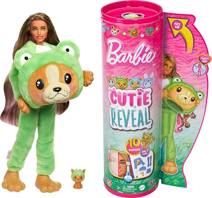 Barbie Cutie Reveal Costume Cuties Series Dog in Frog