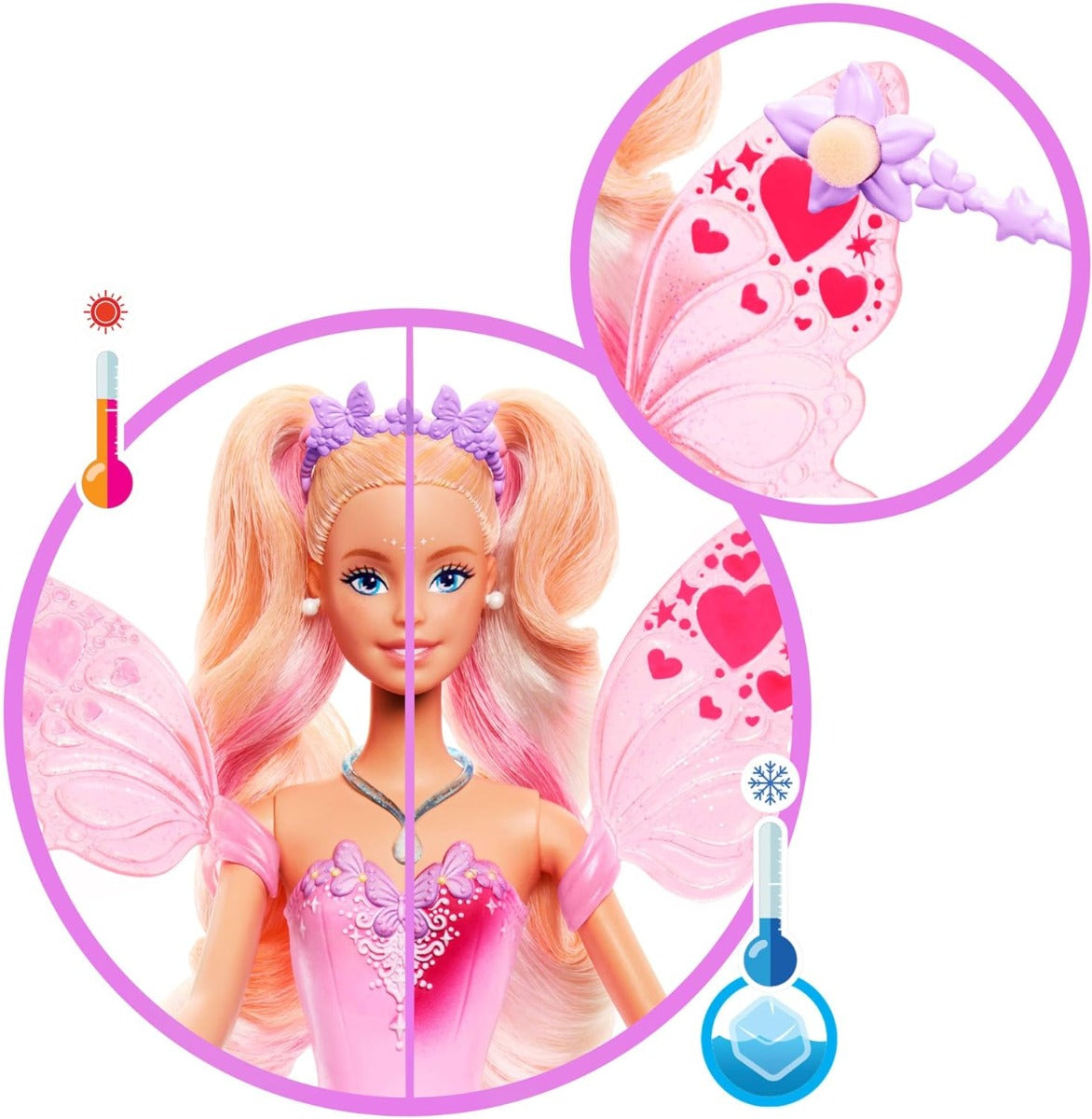 Barbie doll with fashion accessories