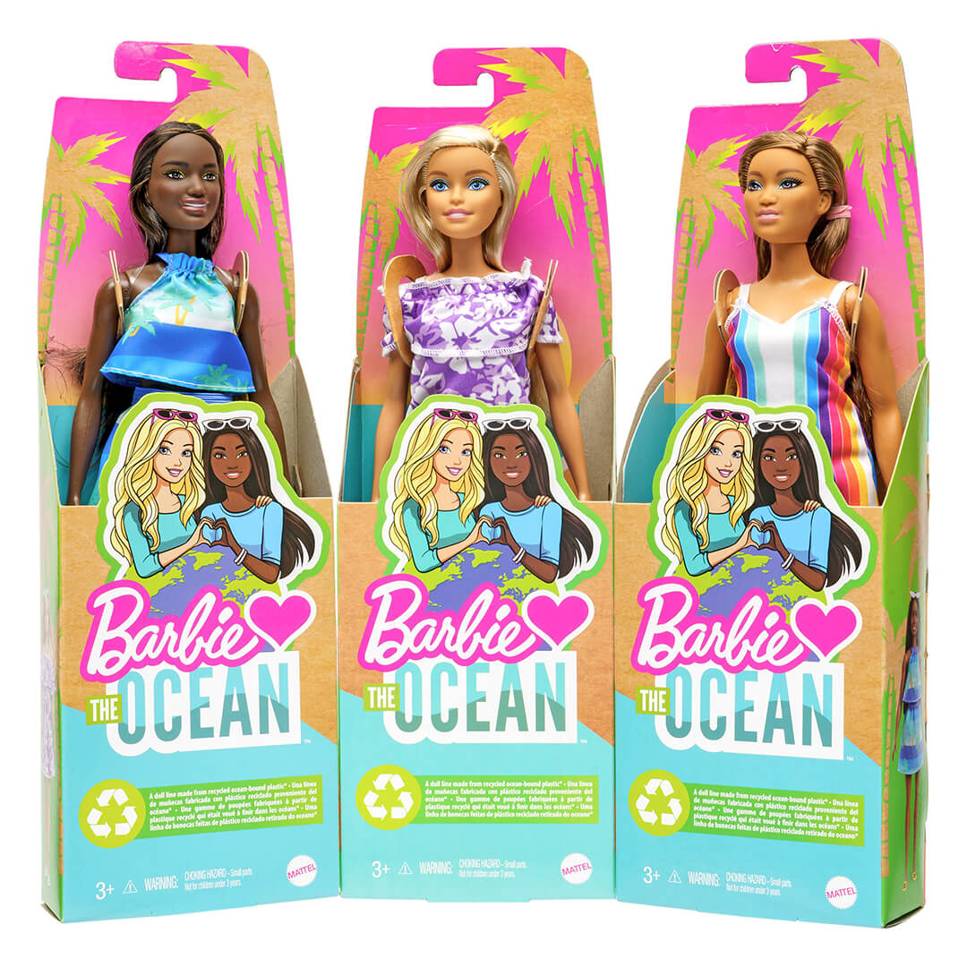 Barbie doll with ocean theme toy