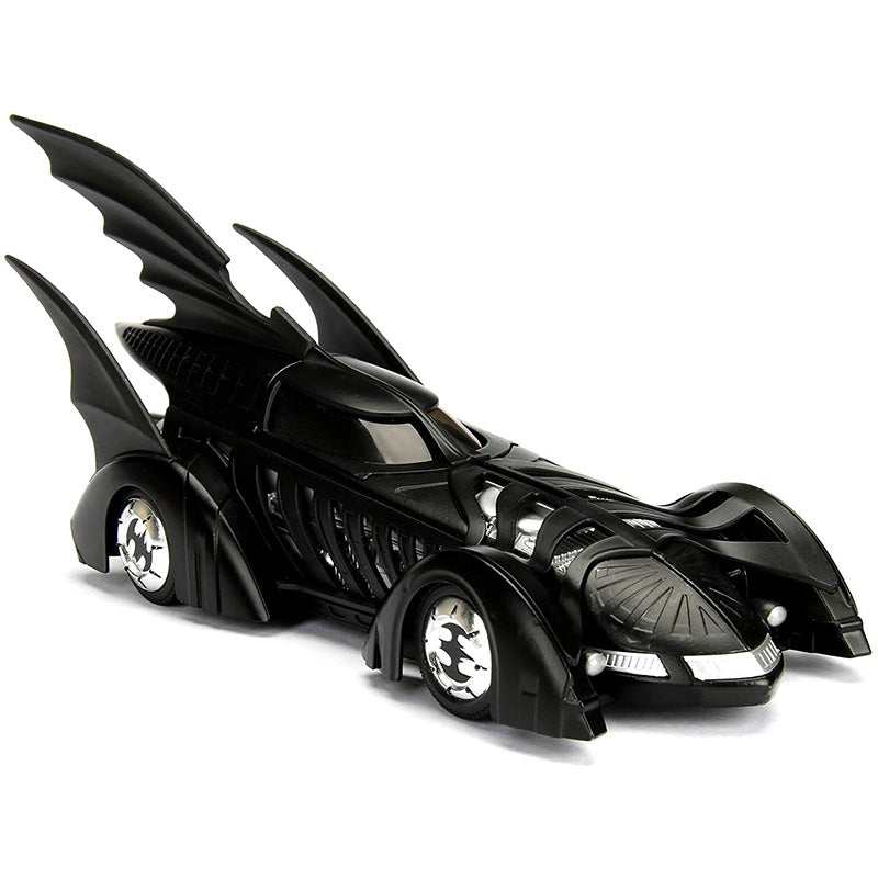 Batmobile toy car with figure