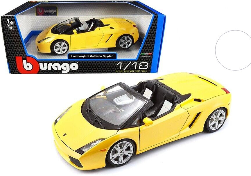 Bburago metal supercar yellow
