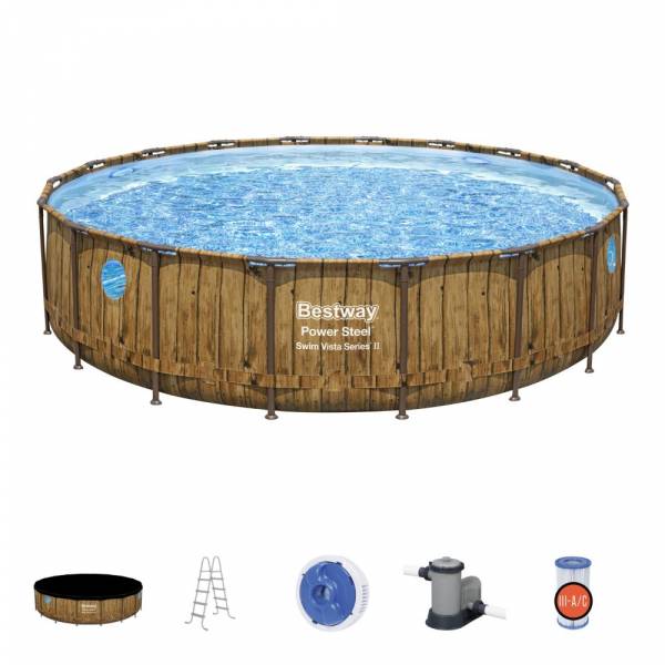 Bestway Power Steel Swim Vista 5.49m pool