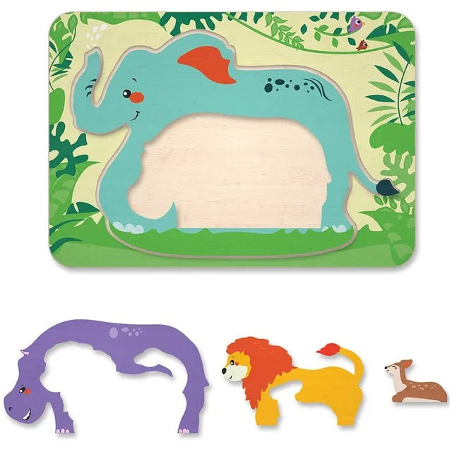Bimbly Nesting Jungle Puzzle Box
