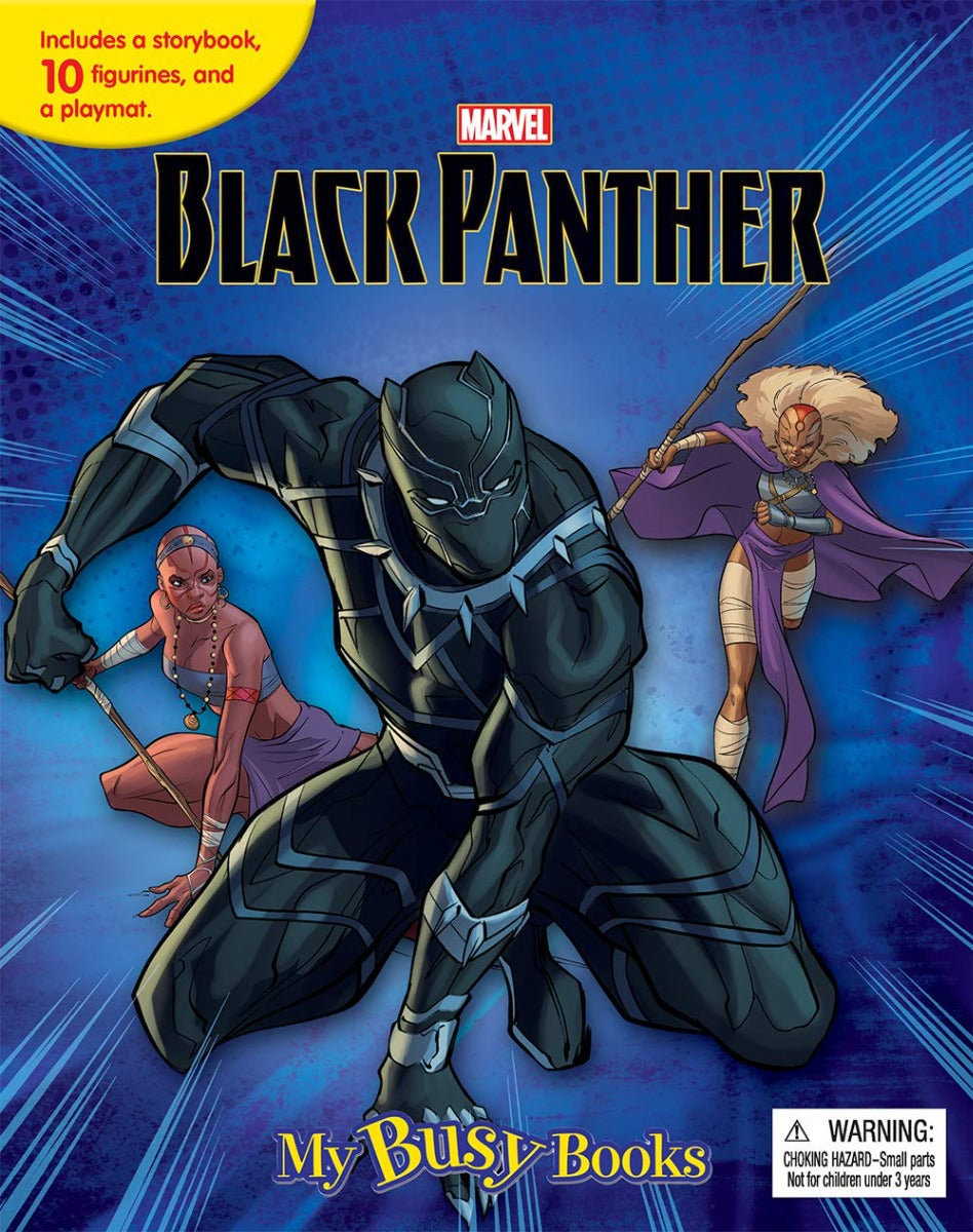 Black Panther Busy Book with figurines