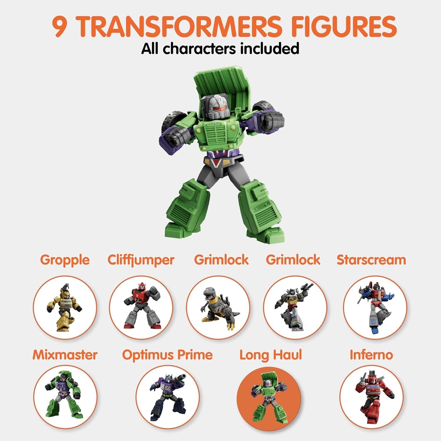 Blokees Transformers Galaxy 9 figure