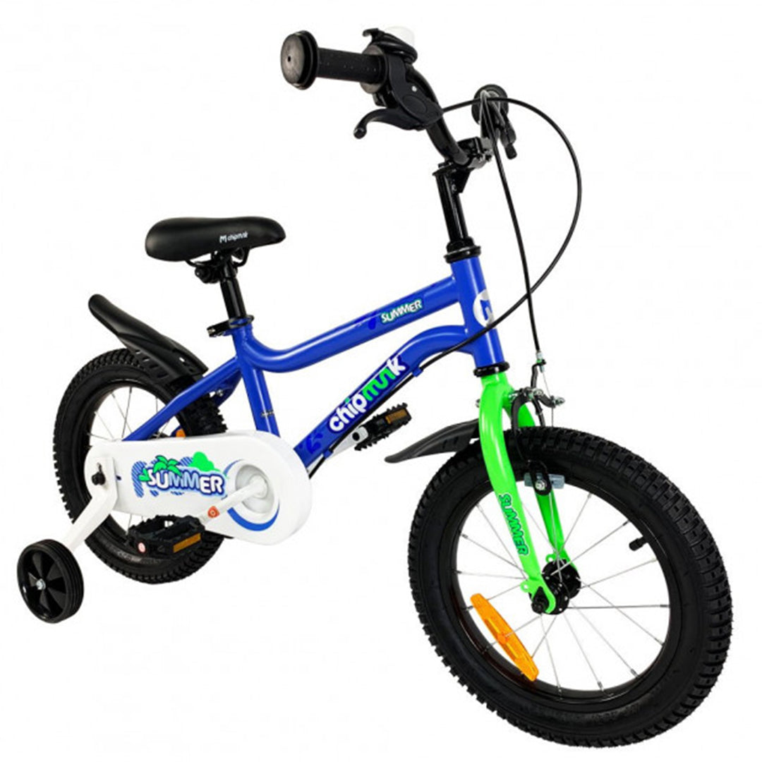 Blue Chipmunk Bicycle With Basket