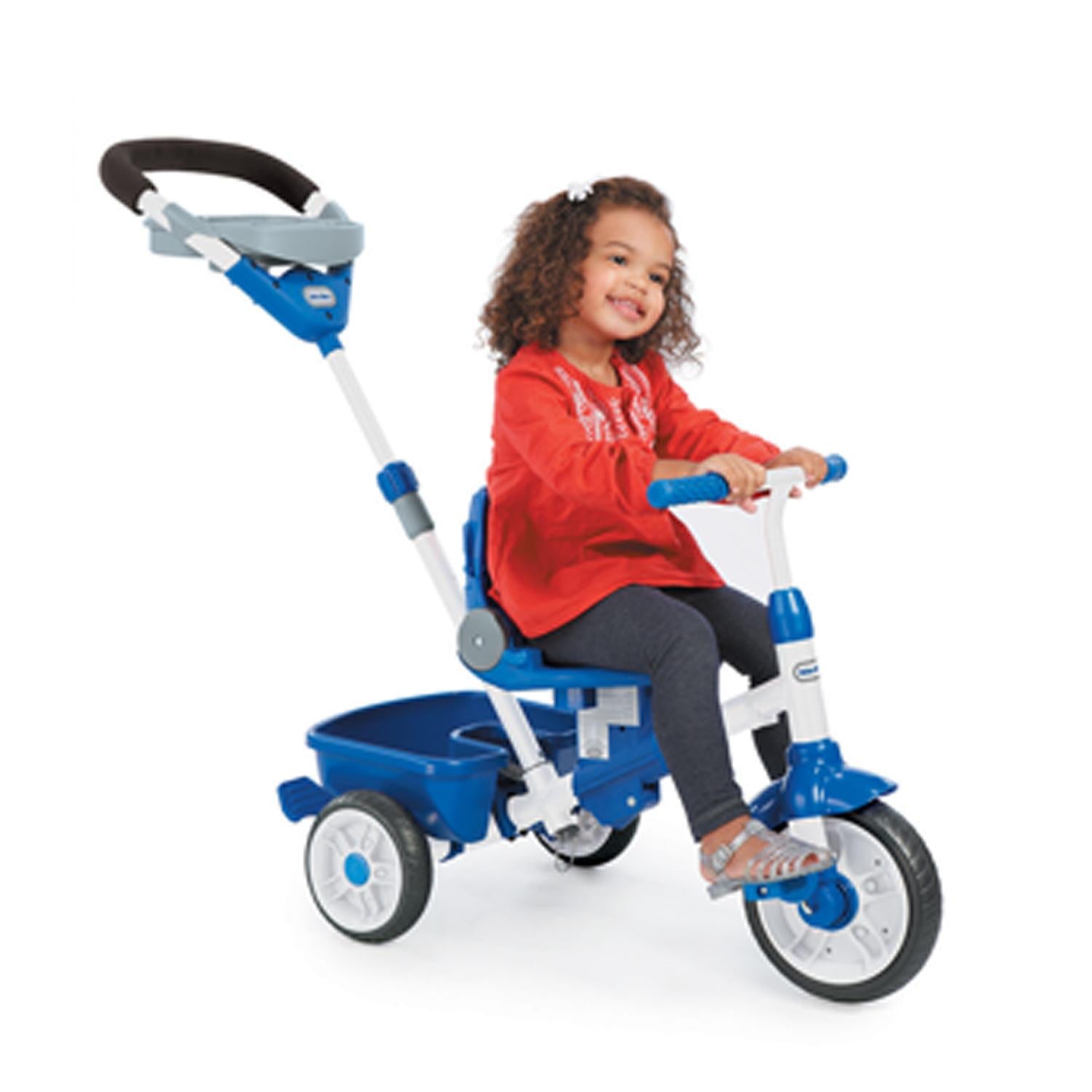 trike modell spielzeug Little Tikes-Perfect Fit 4-In-1 Trike Blue Assorted – Yallatoys