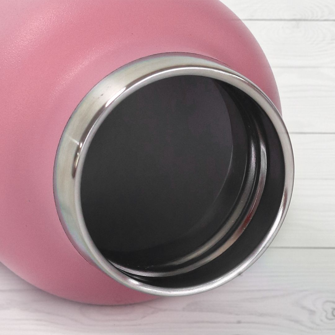 Bonjour 500ml Light Pink School Bottle