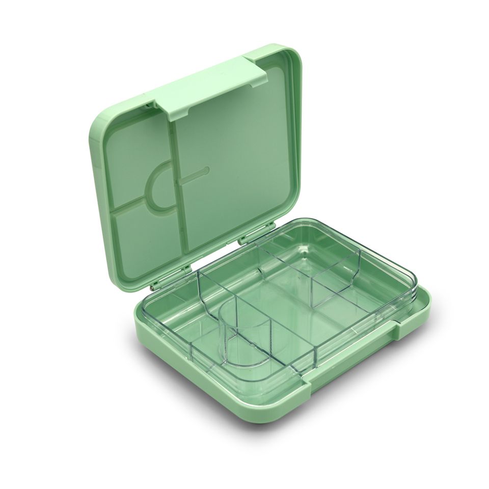 Bonjour Green Dinosaur Kids Bento Box