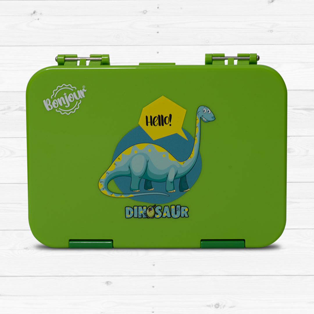Bonjour Snax Box Bento Mini Green Dino