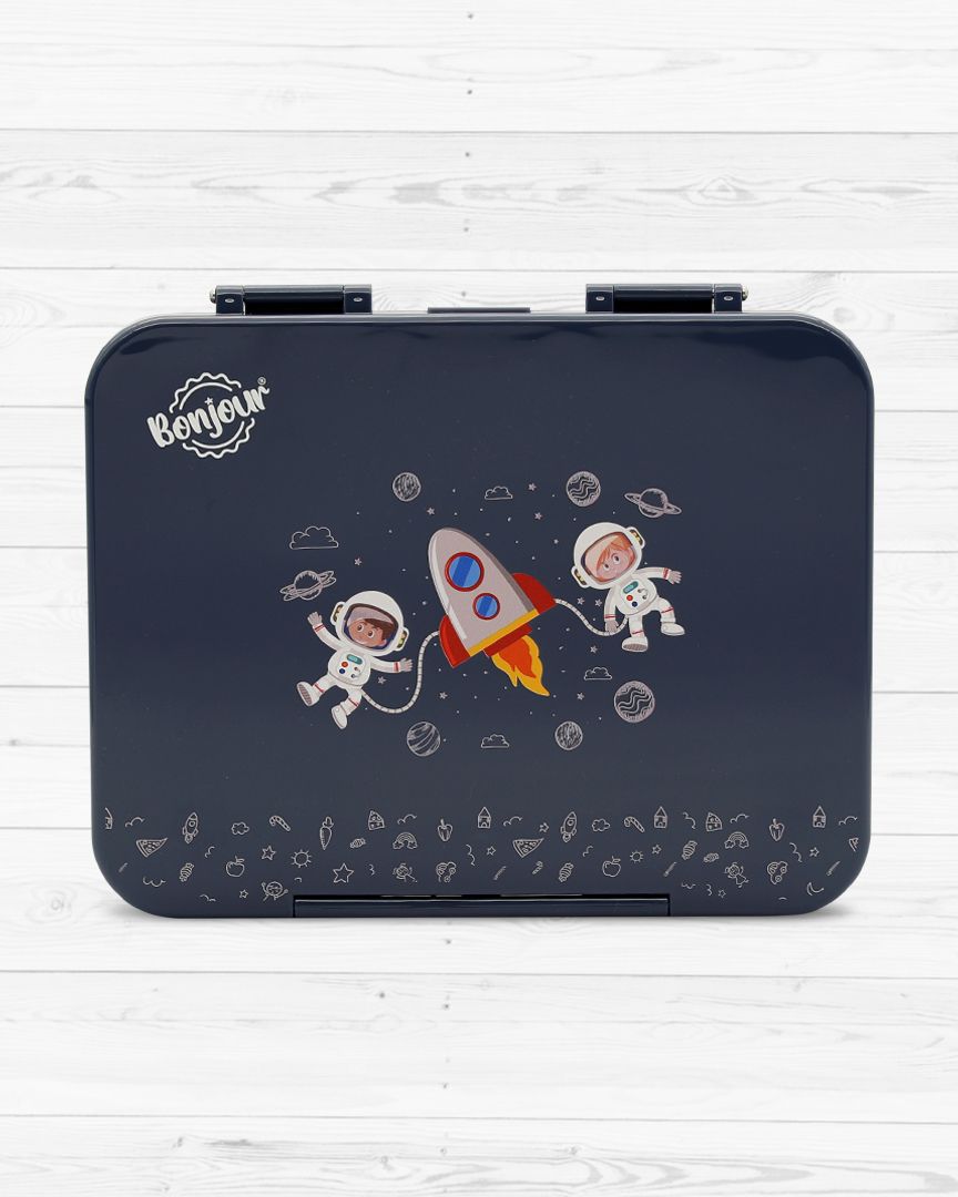 Bonjour Tiff Blue Spaceman Bento Lunch Box