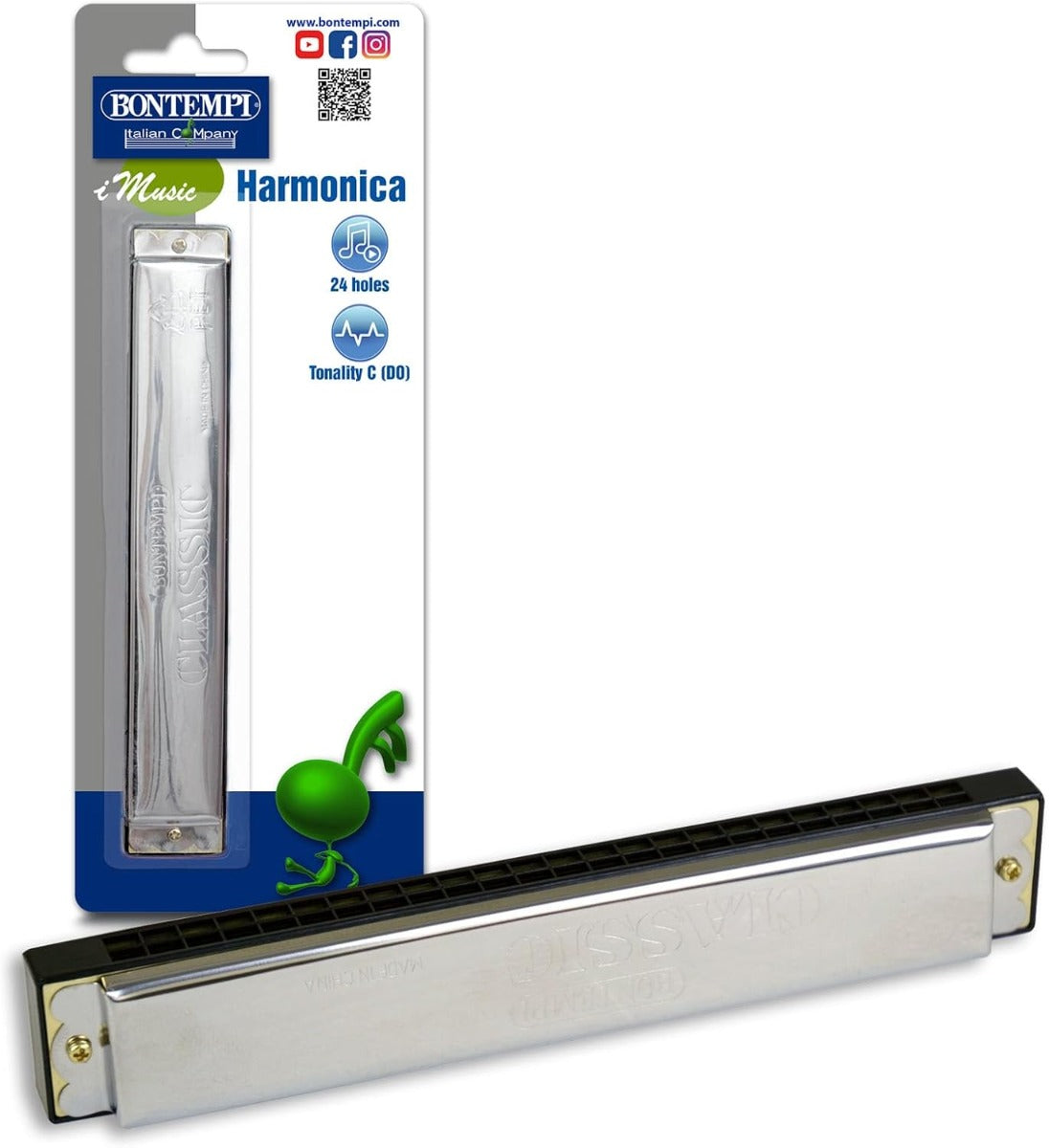 Bontempi Metal Harmonica Box View