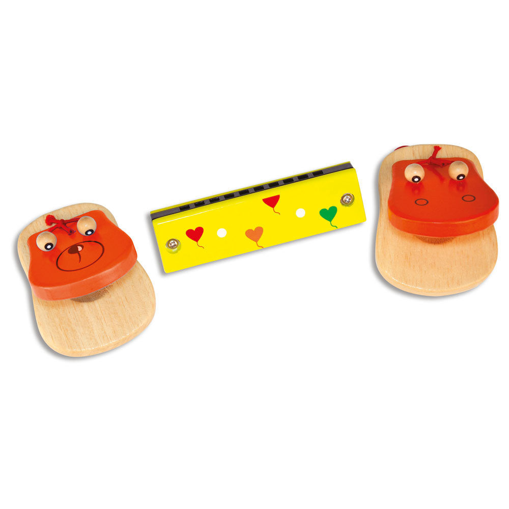 Bontempi Wooden Harmonica Toy Front