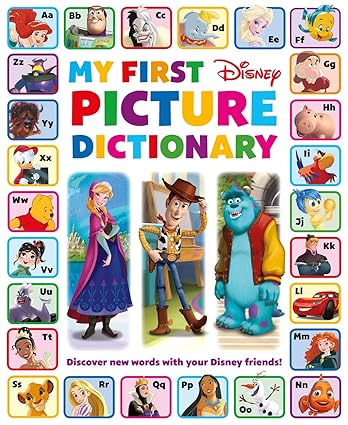 Books Disney illustrated picture dictionary